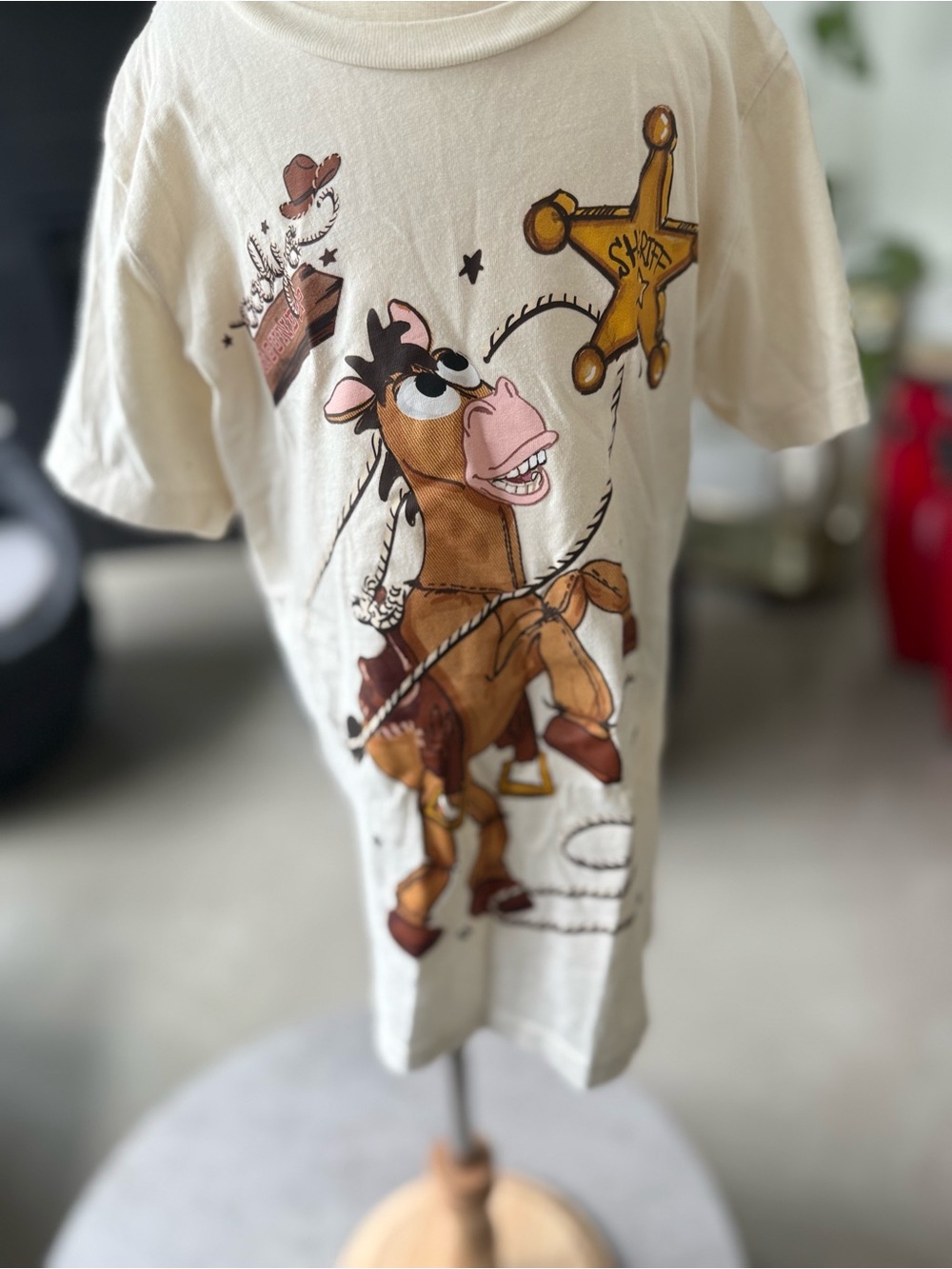 Toy Story inspired graphic tee bullseye . Alexis design